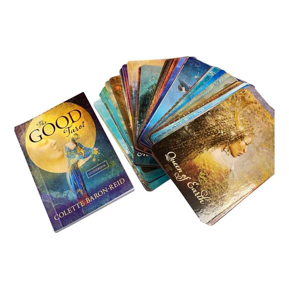 The Good Tarot by Colette Baron-Reid 78-Card Deck and Guidebook 3.5"x5" Cards - Picture 1 of 4